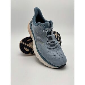 Hoka Arahi 6 Blue Fog Silver Peony Running Shoes Womens 7.5 Stability Sneakers